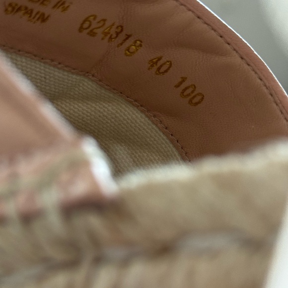 New Gucci Flat Pink Espadrilles Lace Up Marmont 40 - Picture 10 of 11